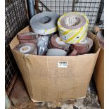 DIY consumables - 180 abrasive wheels and sandpaper