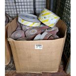 DIY consumables - 180 abrasive wheels and sandpaper