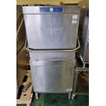 Hobart AMXS-10A pass through dishwasher - W 710 x D 850 x H 1520mm - AS SPARES OR REPAIRS