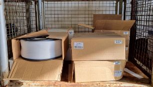 8x boxes of 12mm banding reels