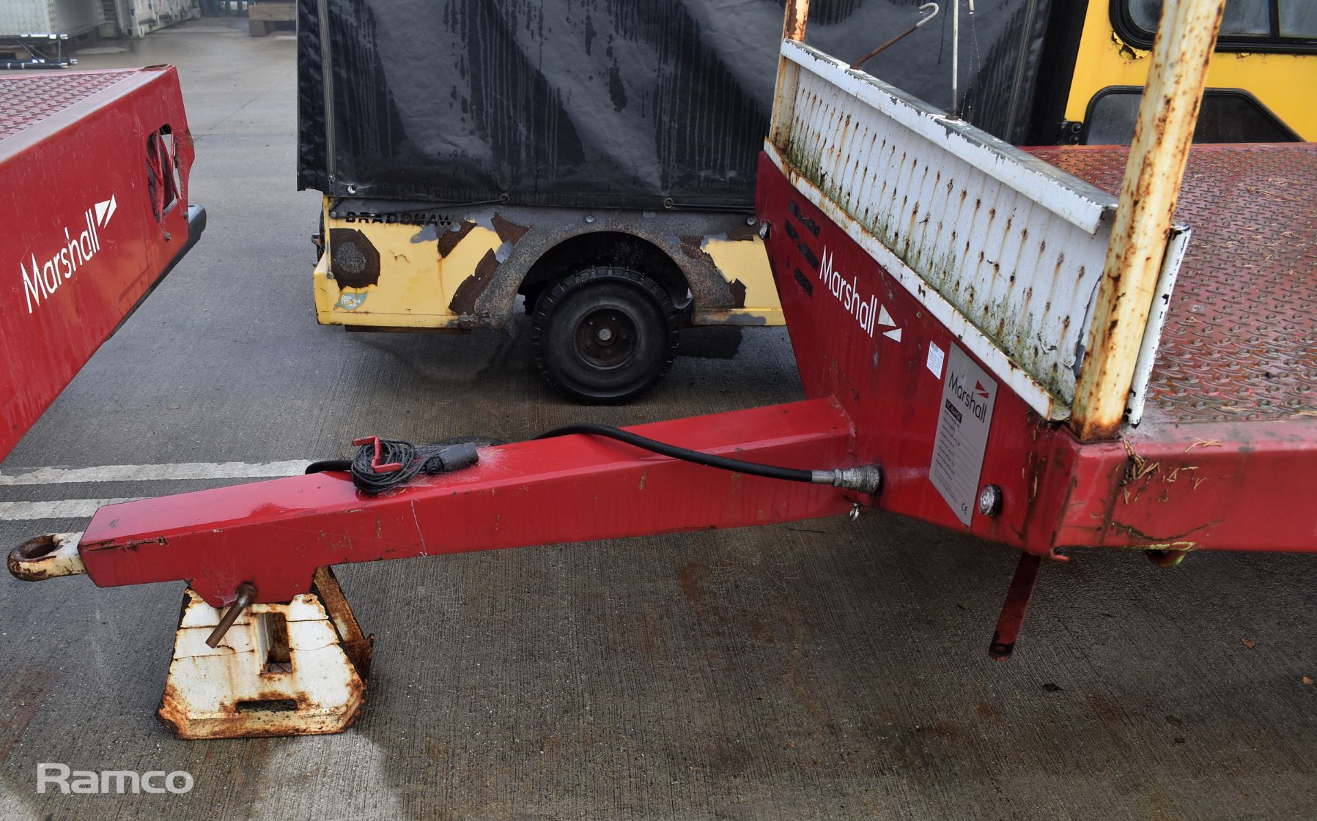 Marshall BC18N 2019 single axle flatbed trailer - 5000kg carrying capacity - serial number 107531 - Image 7 of 12