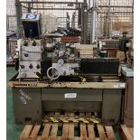 Harrison M300 bench lathe with Mitutoyo Linear Scale DRO - W 1700 x D 1900 x H 1250mm