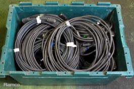 Box of mixed VGA cables - 2x 20m, 6x 15m, 6x 10m, 10x 5m, 8x 3m, 2x 2m, 1x 1m