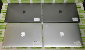 4x Apple MacBook Pros - full details in the description