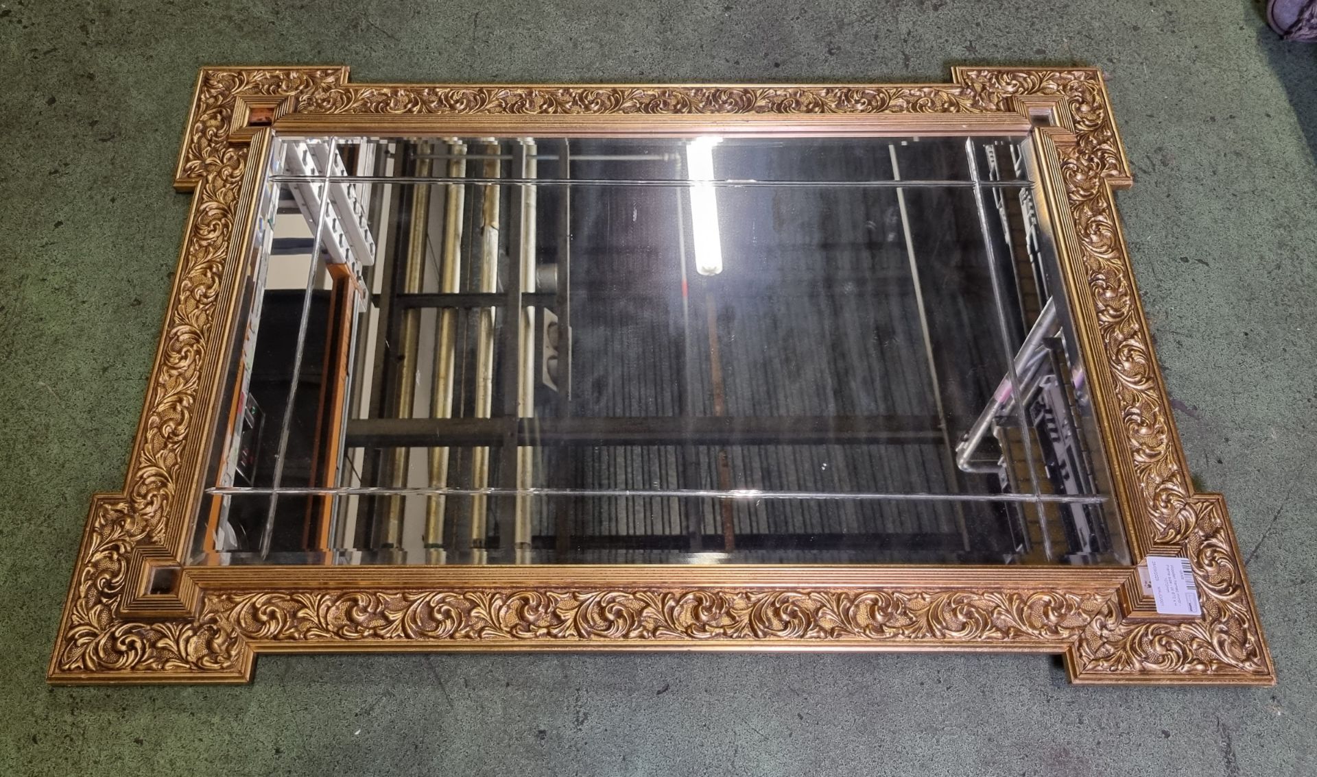 Decorative framed mirror - Frame size - W 670 x H 1070mm