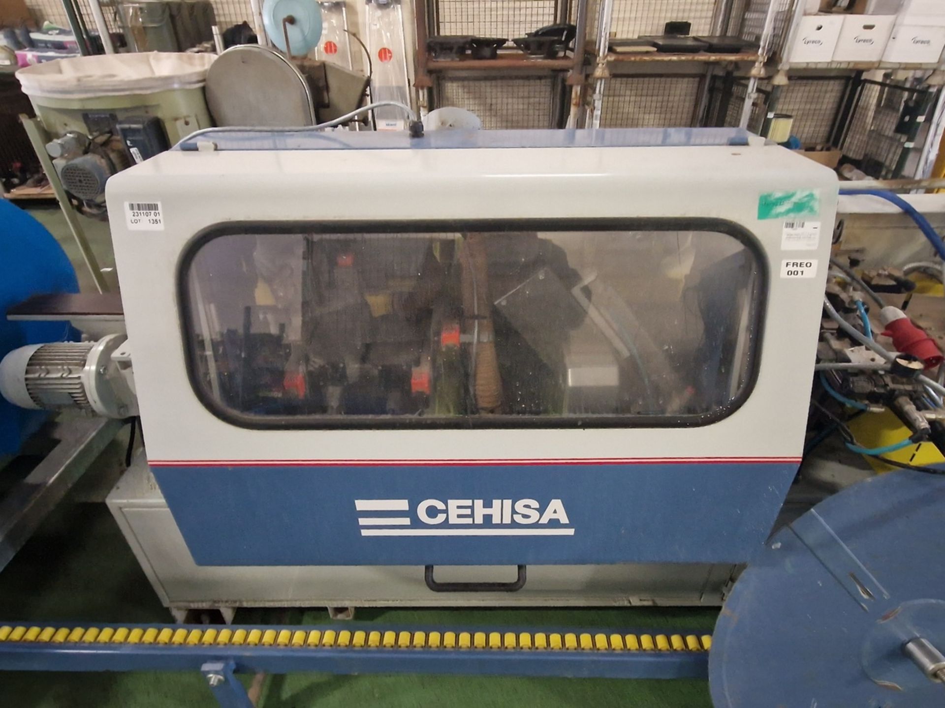Cehisa Rapid EP-7 edgebanding machine - YOM 2007 - serial 4686 - 415V - 3 phase - 3.63kW - 5.9A - Image 3 of 14