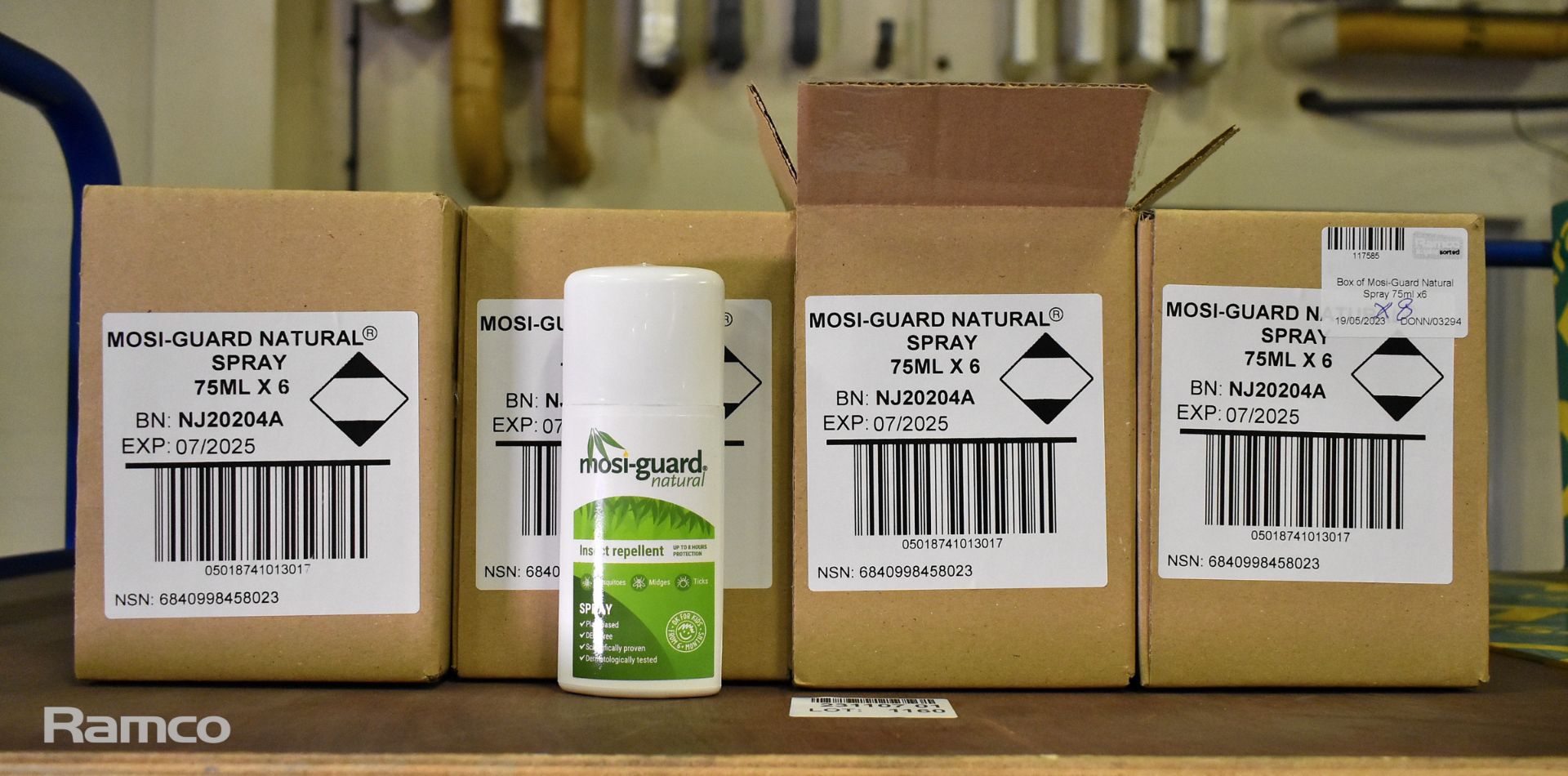 16x boxes of Mosi-Guard Natural Spray - 6x 75ml bottles per box - Image 2 of 3