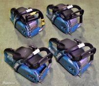 4x Makita DCS5030 50cc petrol chainsaws - BODIES ONLY - AS SPARES OR REPAIRS