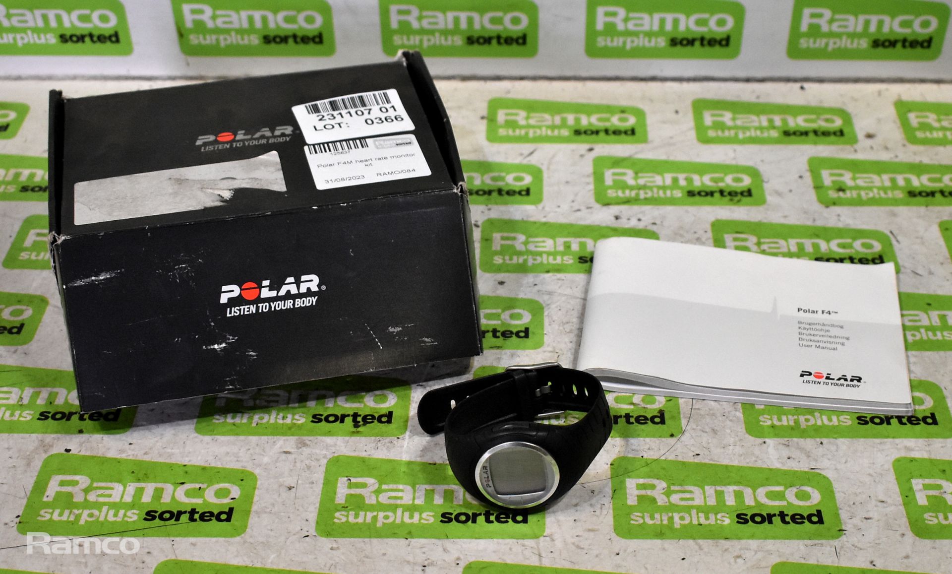 Polar F4M heart rate monitor kit