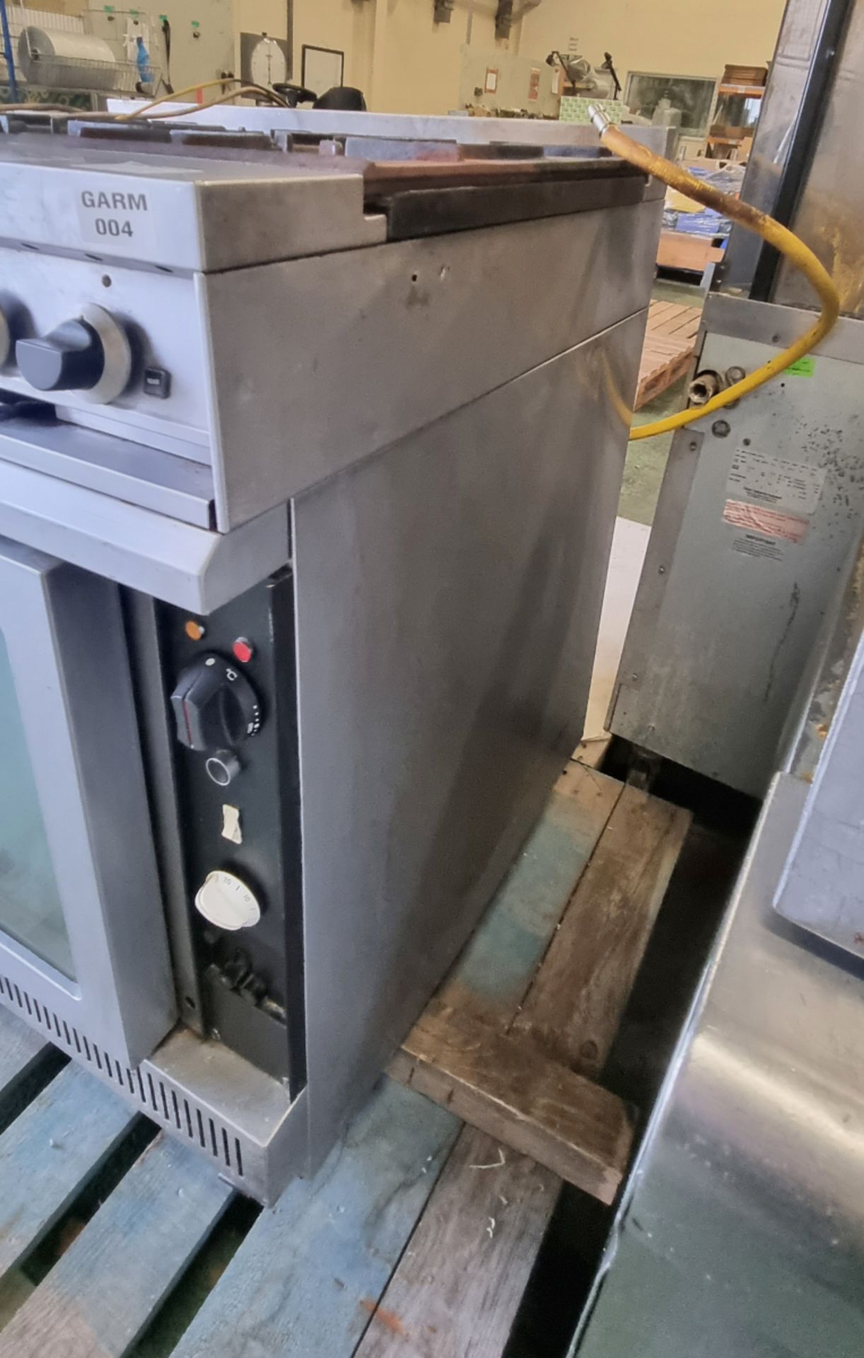 6 ring commercial gas oven - W 900 x D 770 x H 900mm - Bild 5 aus 7