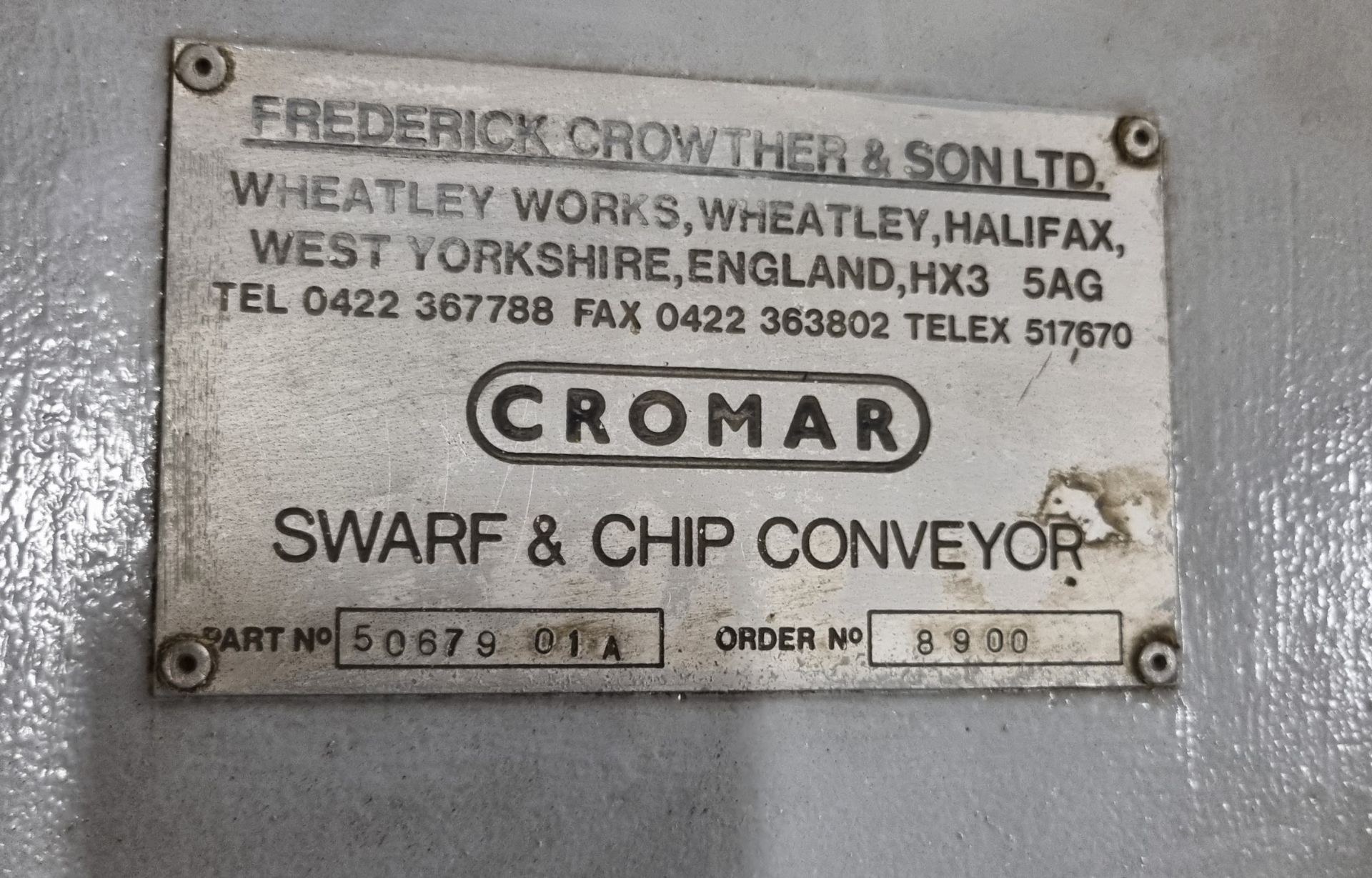 Harrison VHS 450 gap bed lathe with Cromar swarf & chip conveyor - see pictures for tooling - Image 15 of 17