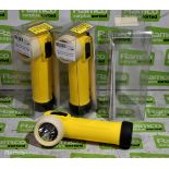 3x Wolf TR-24 Atex right-angled safety torches