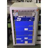 21U server rack complete with Network VikinX 16-ProXY / 32-ProXY / Universal control panels and more