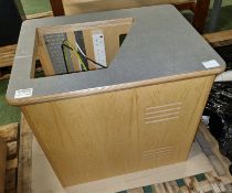 Wooden 13U server rack - W 570 x D 750 x H 460mm