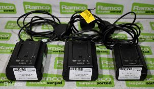 2x Canon CG-940 camera battery chargers & Canon CA-920 camera battery charger