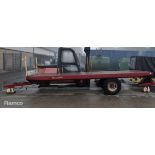 Marshall BC18N 2019 single axle flatbed trailer - 5000kg carrying capacity - serial number 107532