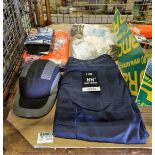 PPE equipment - woven gloves, Hi-Vis polo top, trouser, cap
