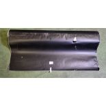 Black plastic adhesive sheet - 1250 mm wide