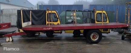 Marshall BC18N 2019 single axle flatbed trailer - 5000kg carrying capacity - serial number 107531