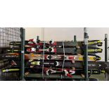 34x Dynastar skis with boot clamps - multiple styles