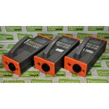 3x NE Technology Electra ratemeters