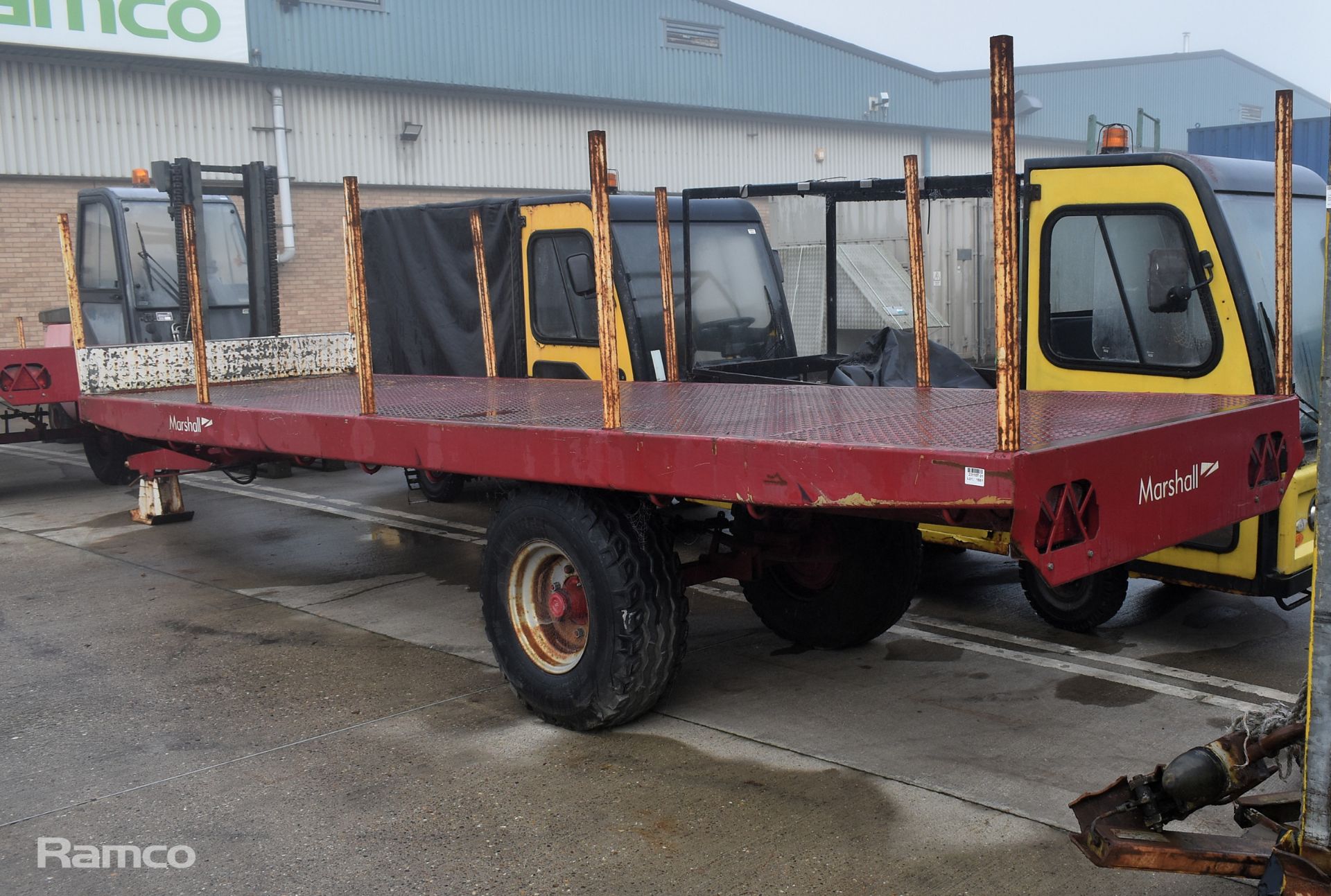 Marshall BC18N 2019 single axle flatbed trailer - 5000kg carrying capacity - serial number 107531 - Image 2 of 12