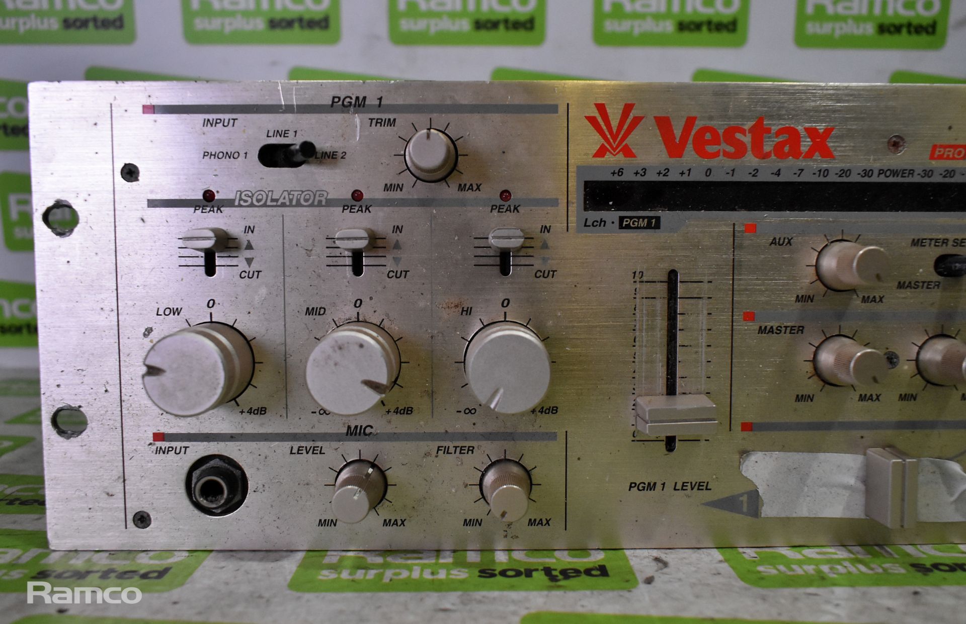 Vestax PMC-250 professional mixing controller with PSU - L 480 x W 130 x H 130mm - Image 3 of 4