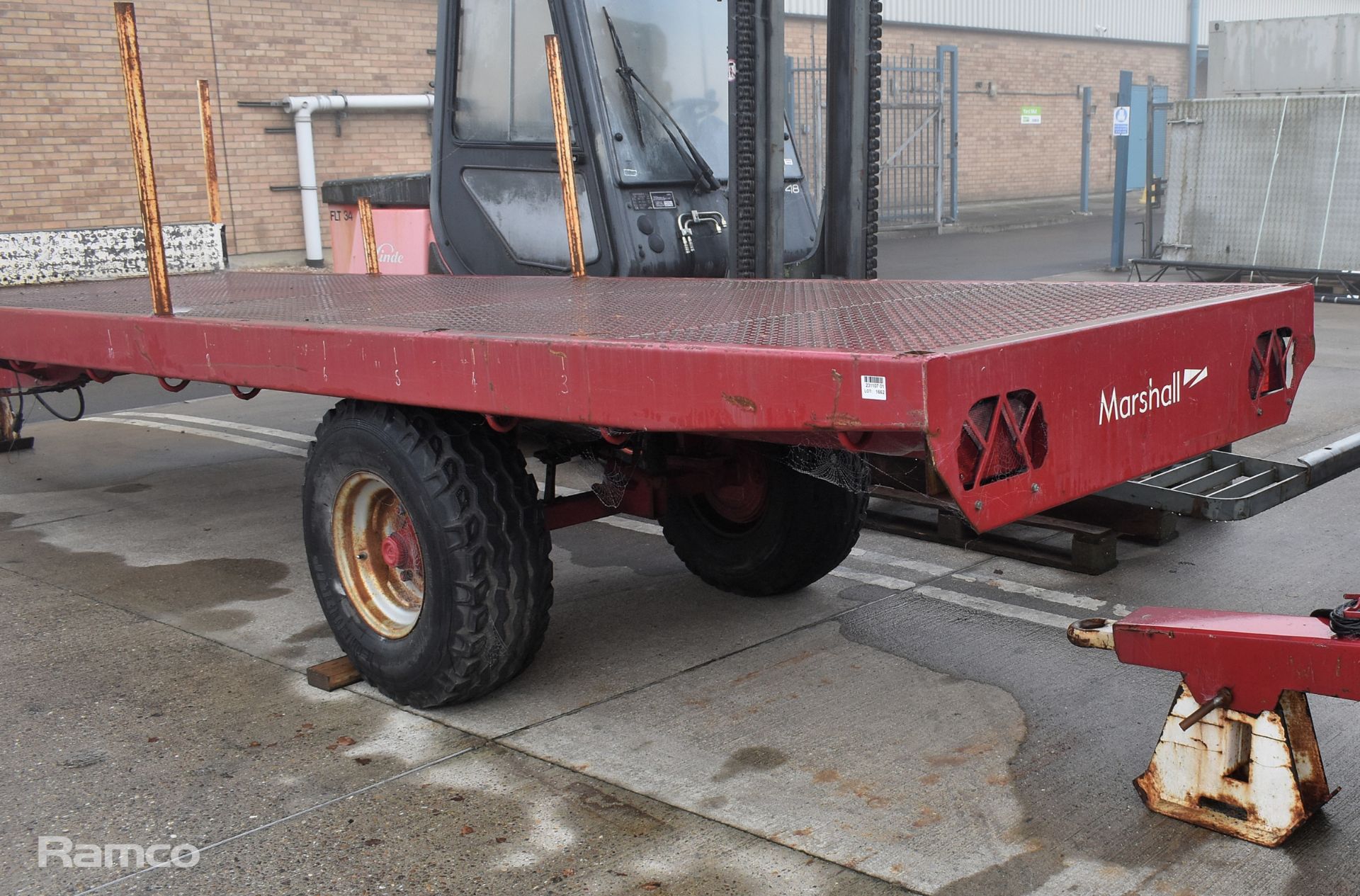 Marshall BC18N 2019 single axle flatbed trailer - 5000kg carrying capacity - serial number 107532 - Bild 2 aus 11