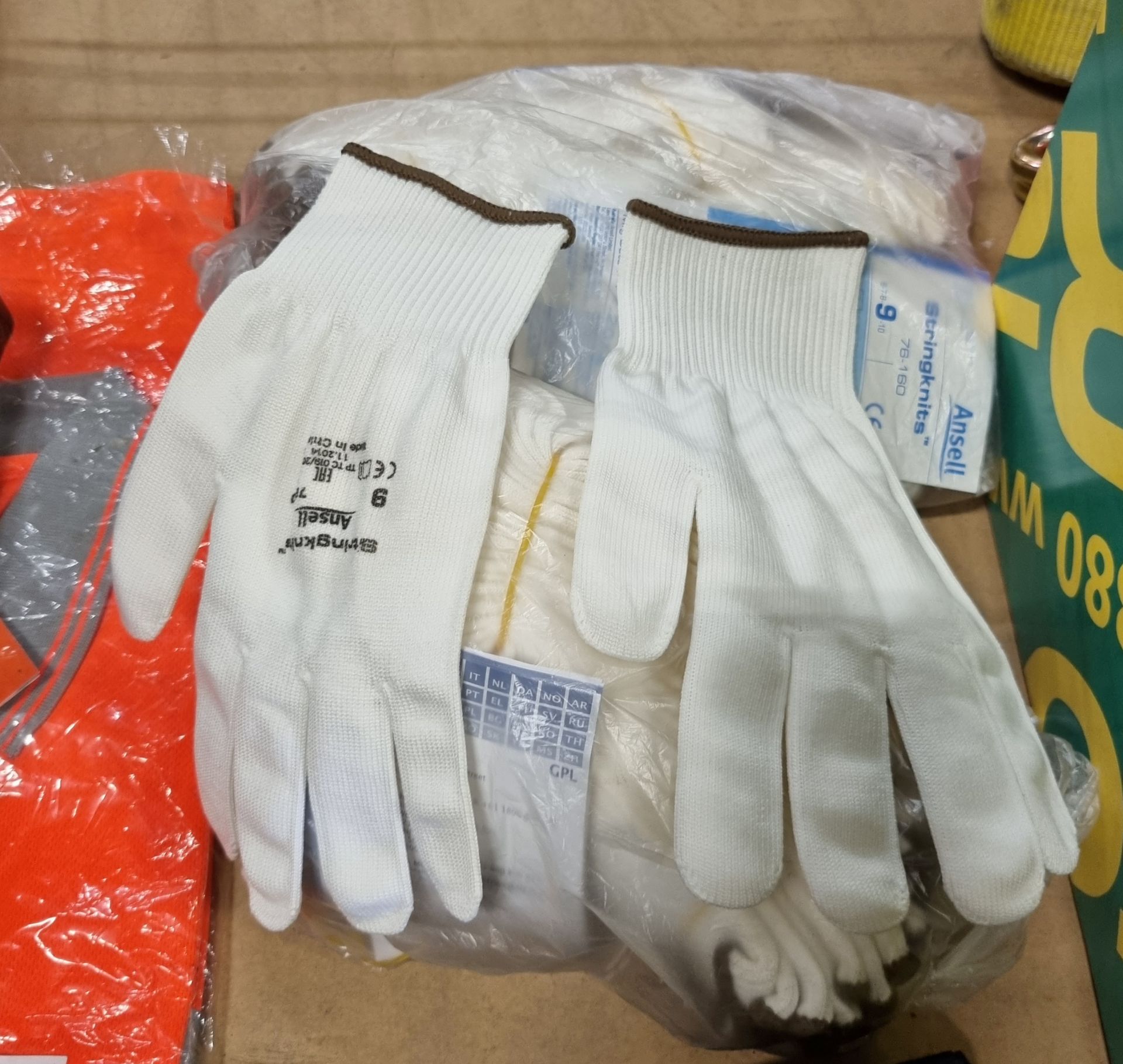 PPE equipment - woven gloves, Hi-Vis polo top, trouser, cap - Image 3 of 5