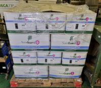20x boxes of MicroClean SureGuard 3 - size XX Large coveralls with integral feet - 25 per box