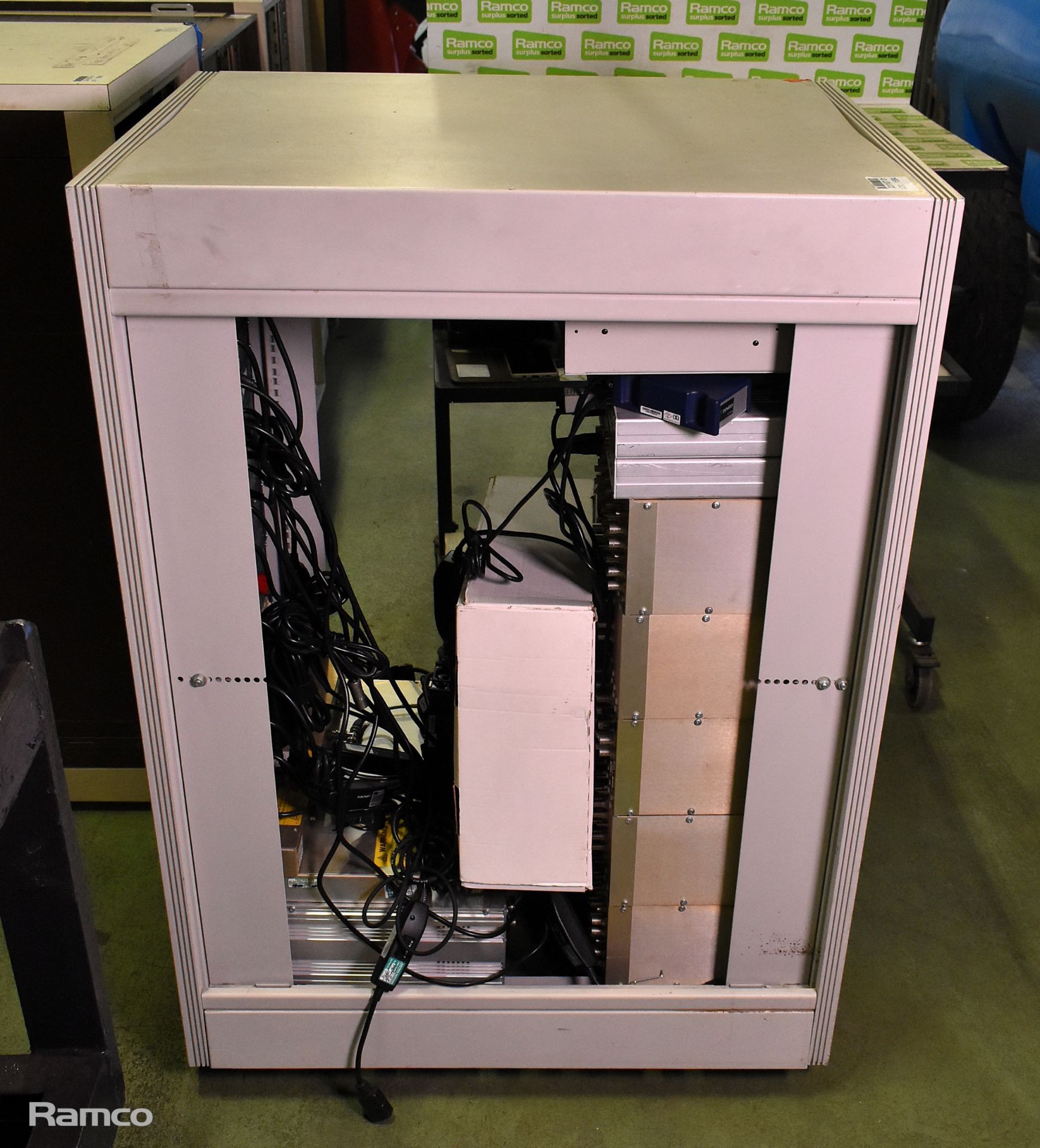 21U server rack complete with Network VikinX 16-ProXY / 32-ProXY / Universal control panels and more - Image 6 of 6