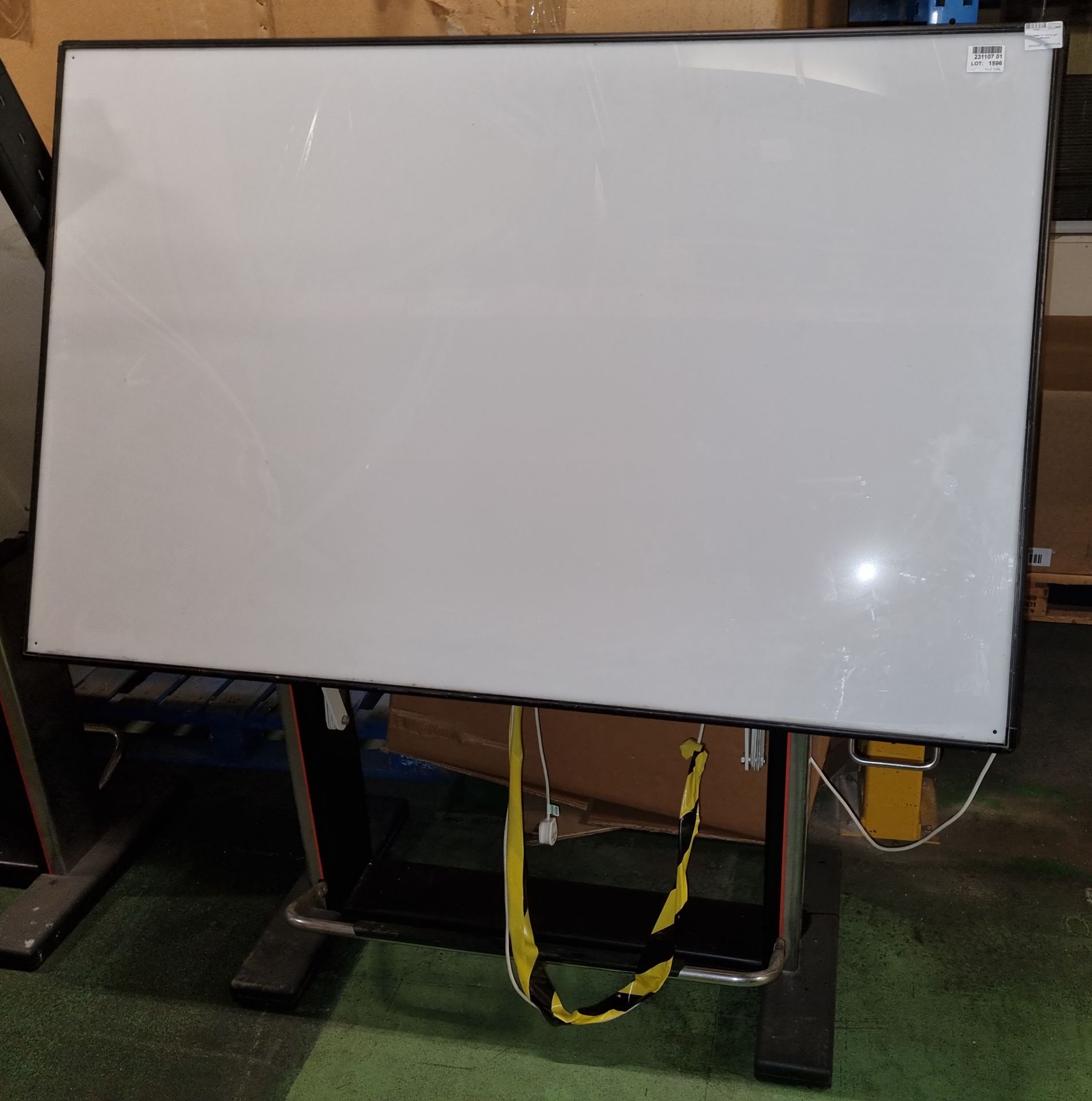 Portable 74 inch folding light board table - 1610mm long - COLLECTION ONLY DUE TO SIZE