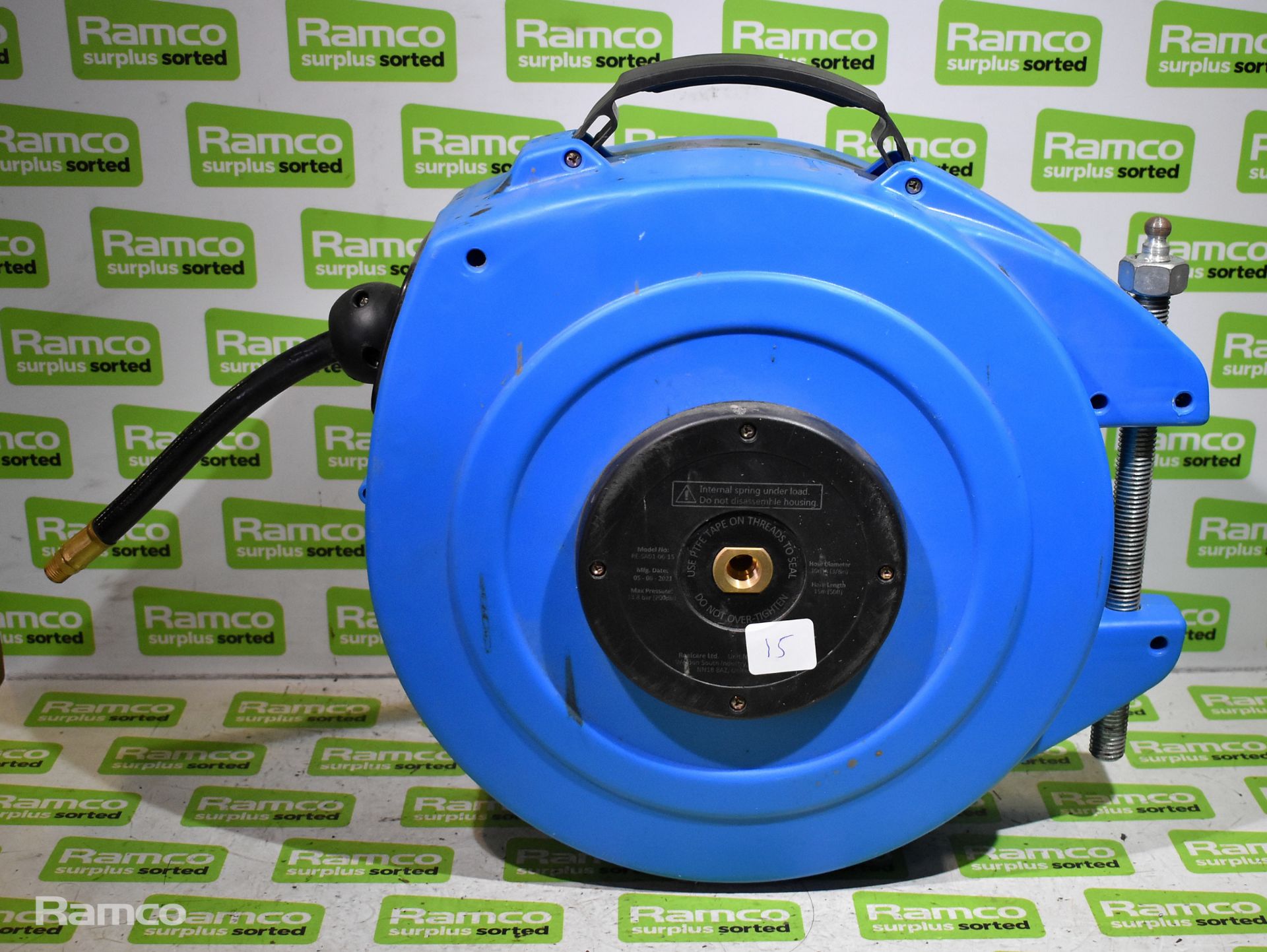 Reelcare 10mm x 15m retractable air line