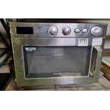 Samsung CM1519 stainless steel 1500W microwave oven