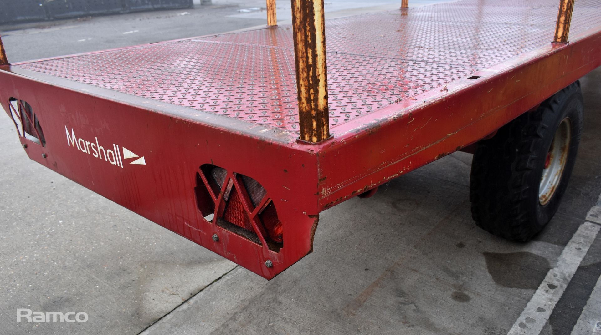 Marshall BC18N 2019 single axle flatbed trailer - 5000kg carrying capacity - serial number 107531 - Image 12 of 12