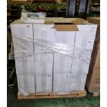 36x boxes of Micronclean Veriguard Polycellulose C-folded pouch wipes - sterile - 230mm x 230mm
