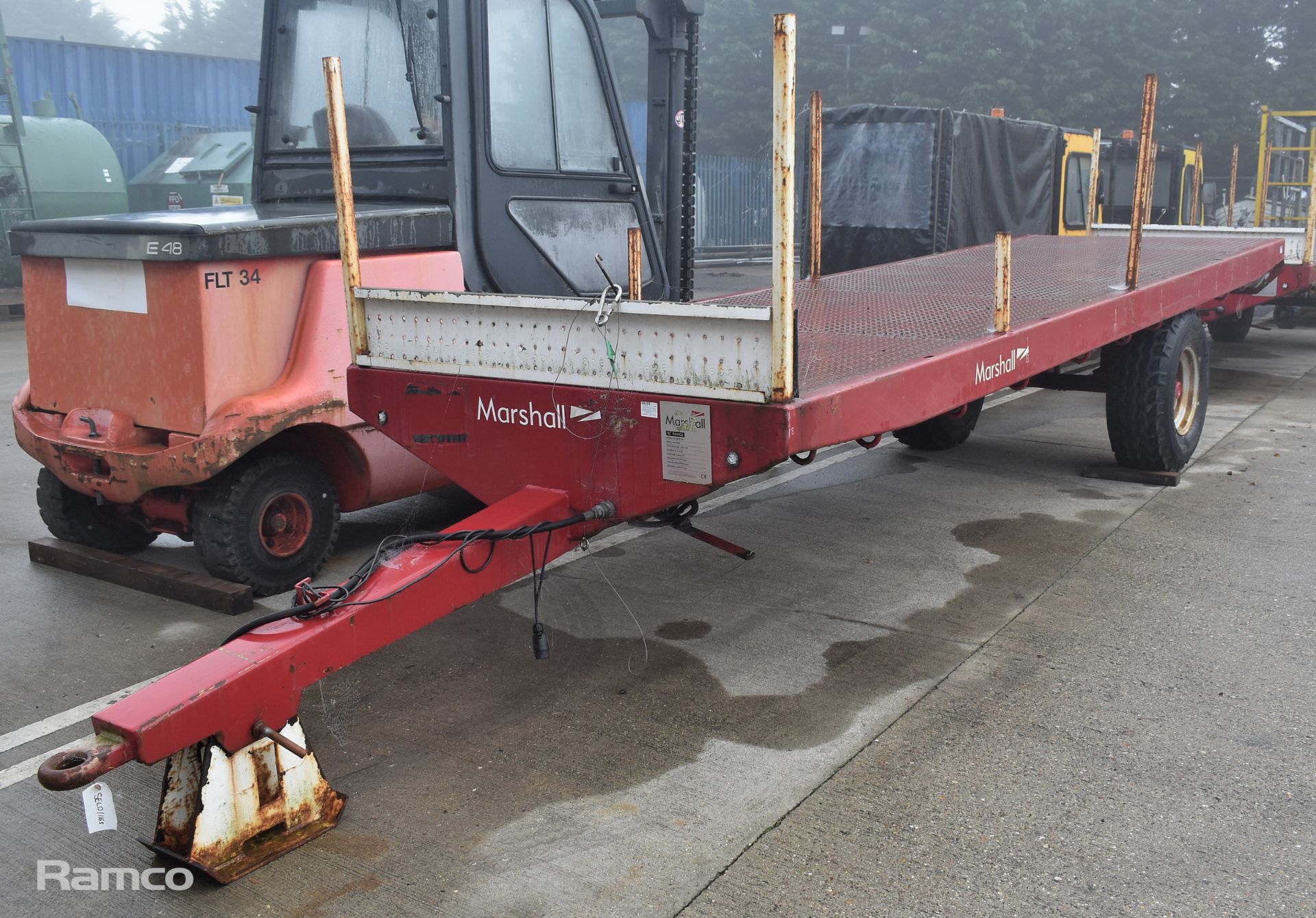 Marshall BC18N 2019 single axle flatbed trailer - 5000kg carrying capacity - serial number 107532 - Bild 6 aus 11
