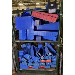 Plastic linbin boxes - various sizes