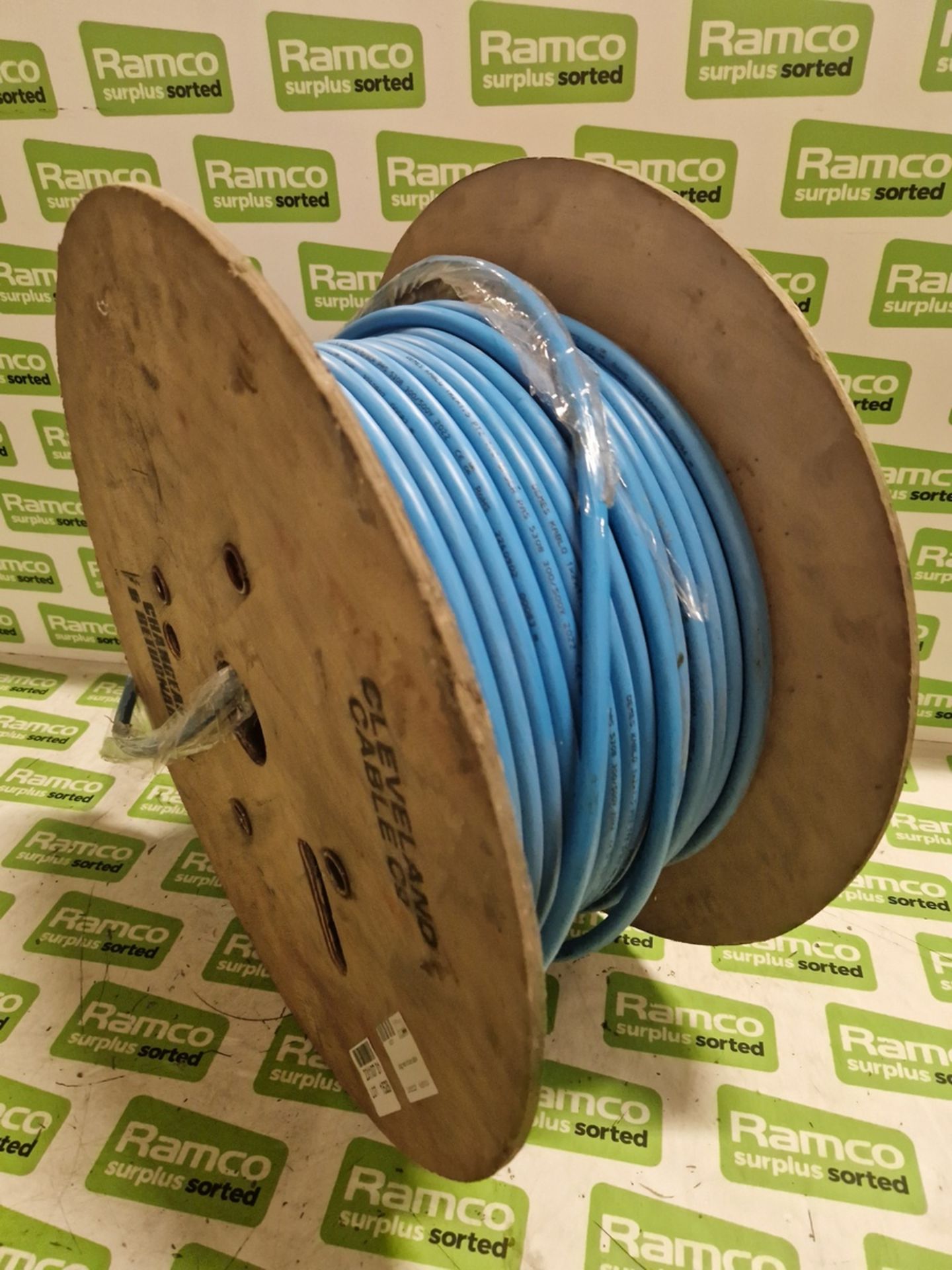 28kg reel of Cleveland cable Demes Kablo 1x2x1.5 PT2 TY2 O/SCR PAS 5308 300/500V 2022 cable