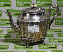 Metal decorative teapot