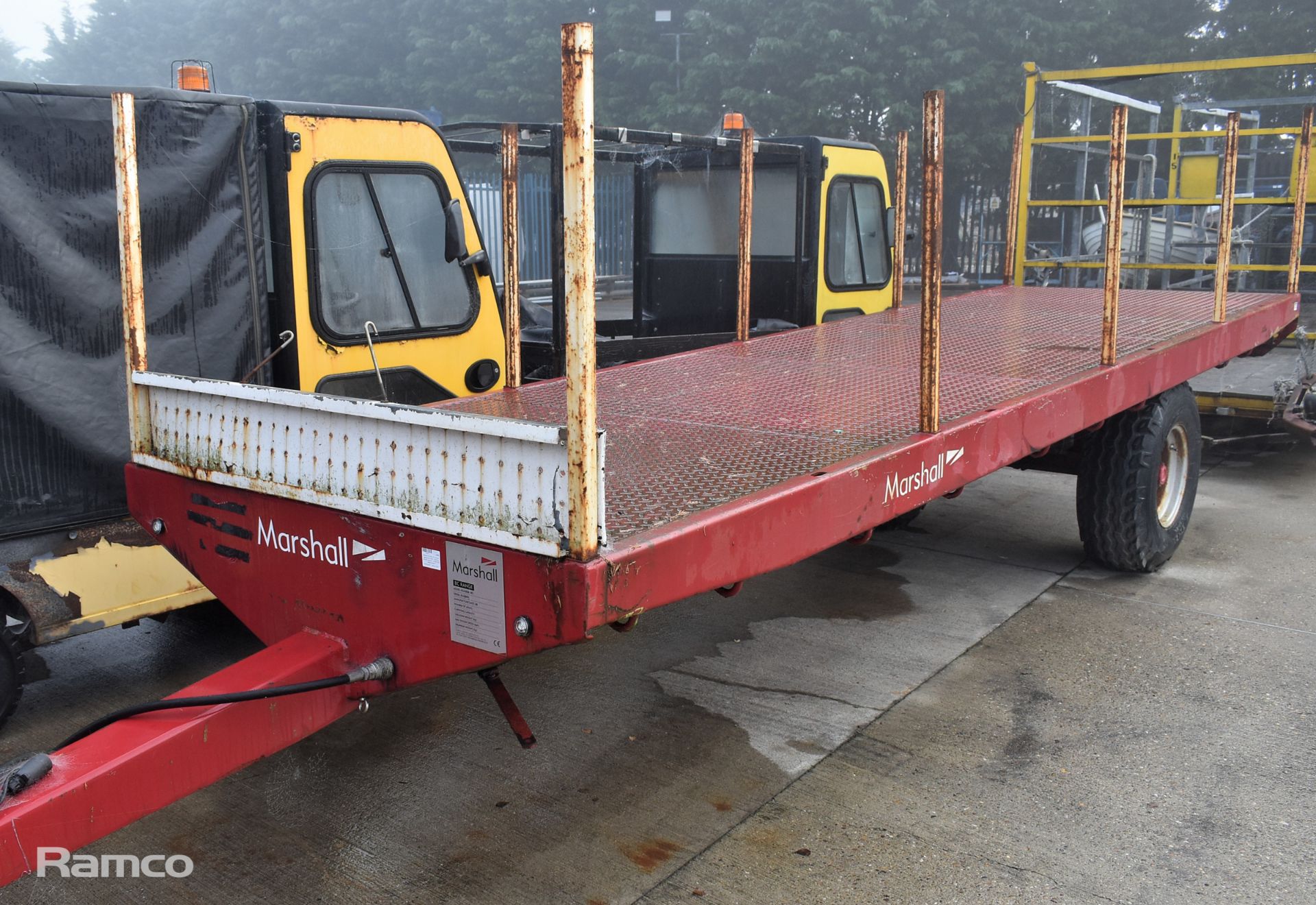 Marshall BC18N 2019 single axle flatbed trailer - 5000kg carrying capacity - serial number 107531 - Image 6 of 12