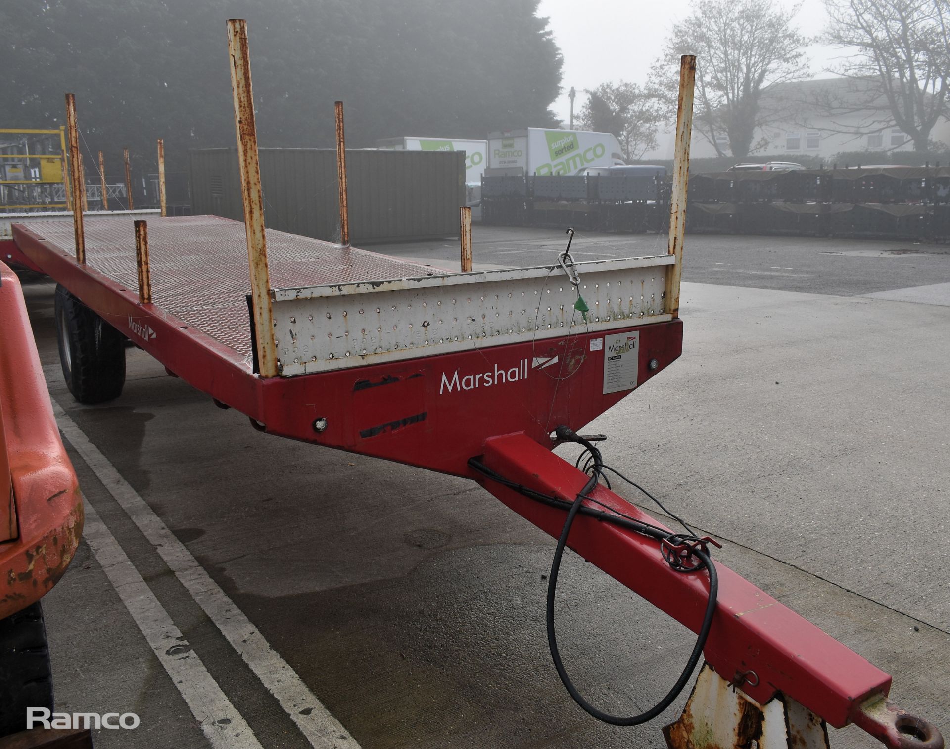 Marshall BC18N 2019 single axle flatbed trailer - 5000kg carrying capacity - serial number 107532 - Bild 9 aus 11