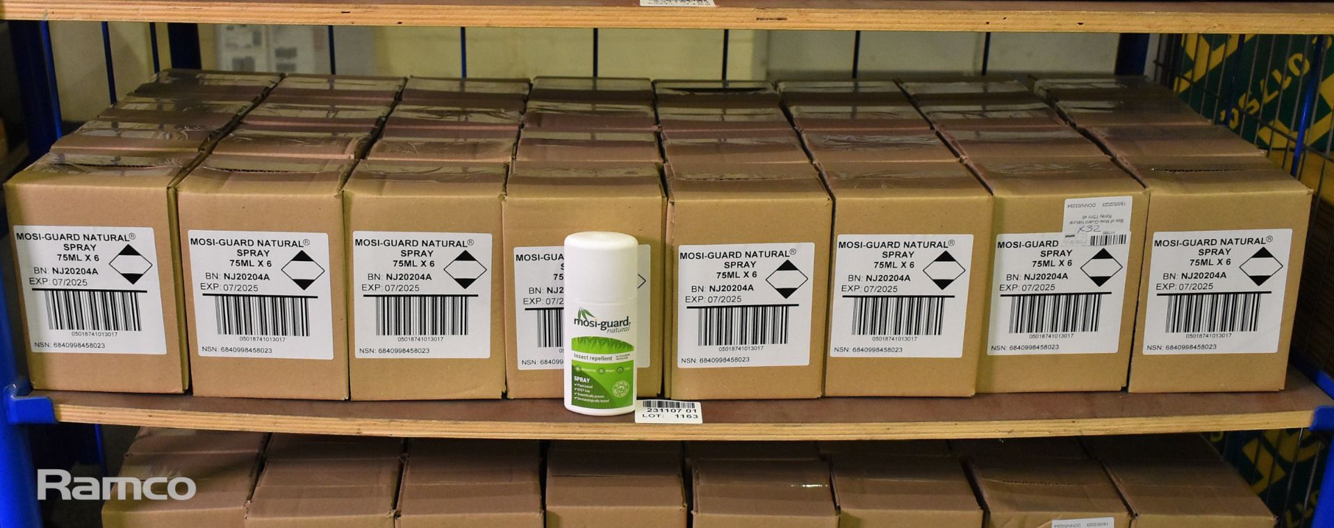 32x boxes of Mosi-Guard Natural Spray - 6x 75ml bottles per box - Image 2 of 3