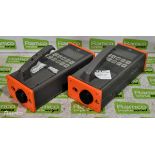 2x NE Technology Electra ratemeters