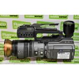 Sony DSR-PD150P digital camcorder with Century Precision Optics .65X wide angle converter lens