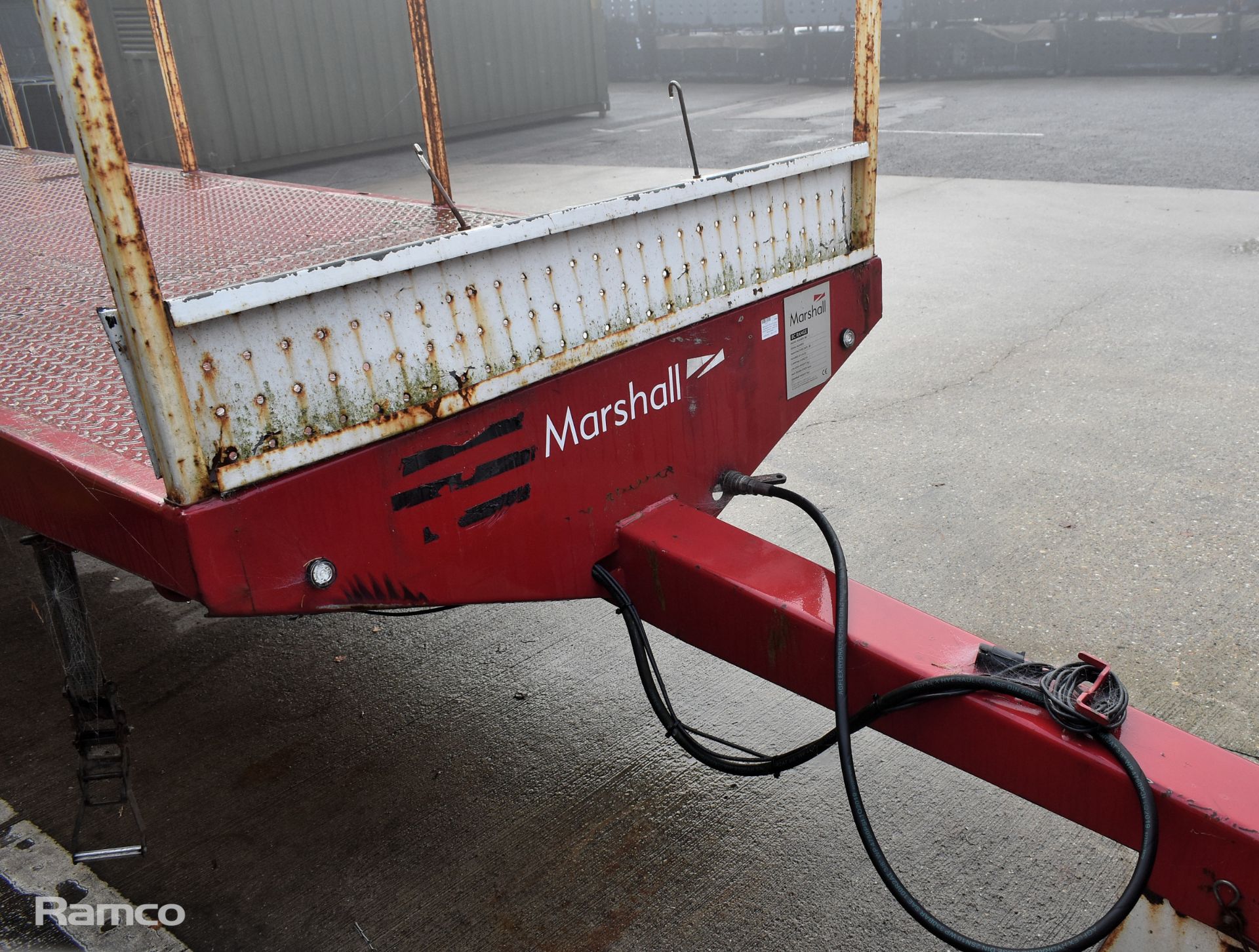 Marshall BC18N 2019 single axle flatbed trailer - 5000kg carrying capacity - serial number 107531 - Image 9 of 12