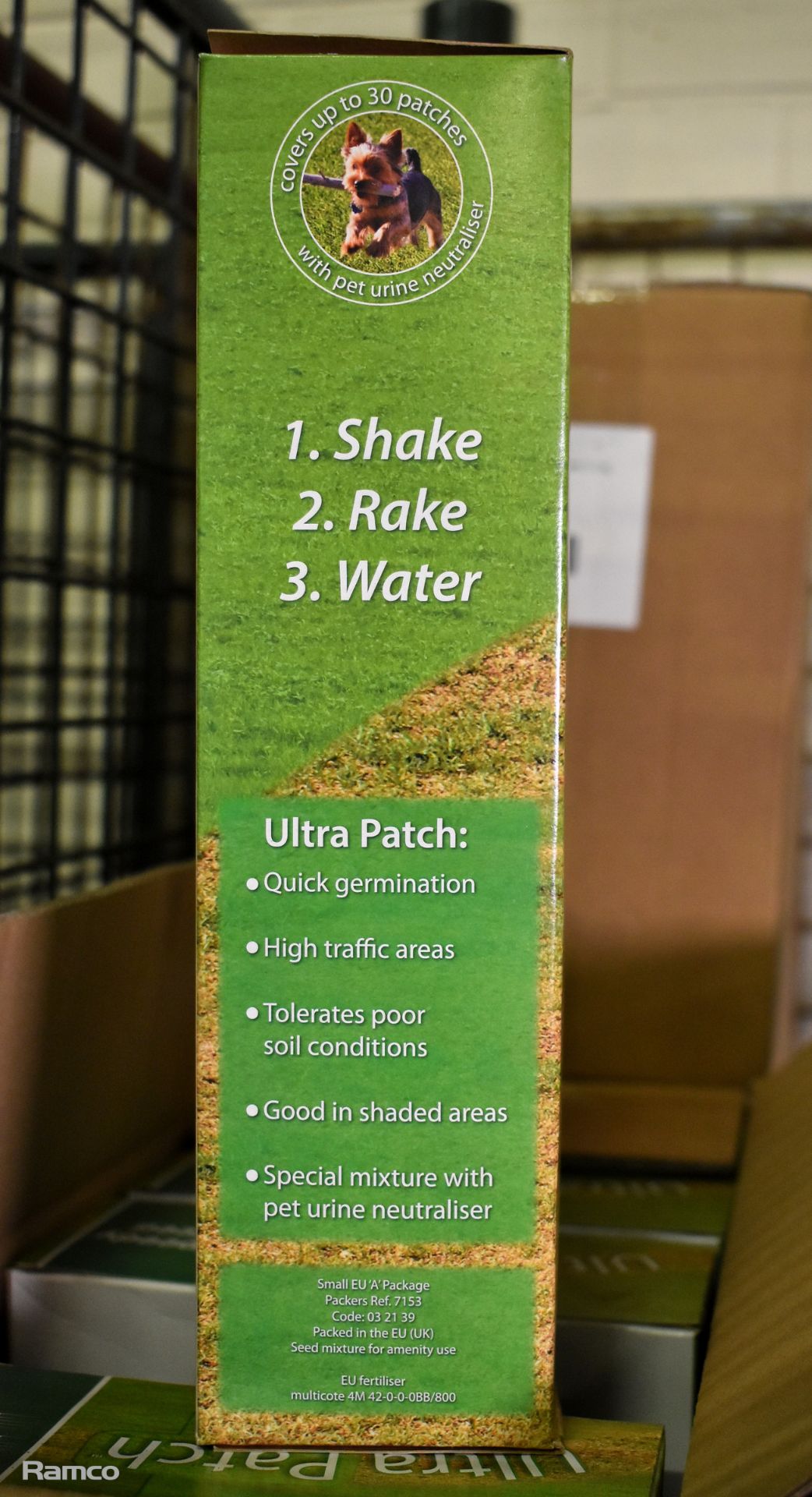 3x boxes of G-plant ultra grass seed - 5x 1.2kg packs per box - Image 3 of 4