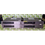 4x Carver PM1.5 lightweight power amplifiers - 220/250V - L 480 x W 340 x H 90mm