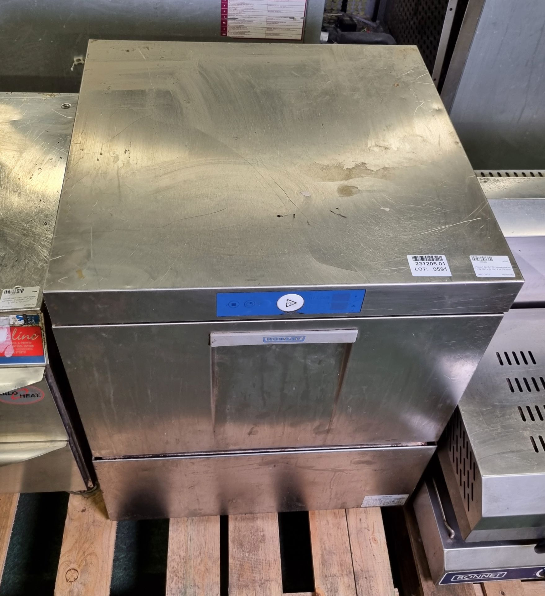 Hobart GXS-70N glasswasher - W 600 x D 600 x H 700mm - Bild 2 aus 9