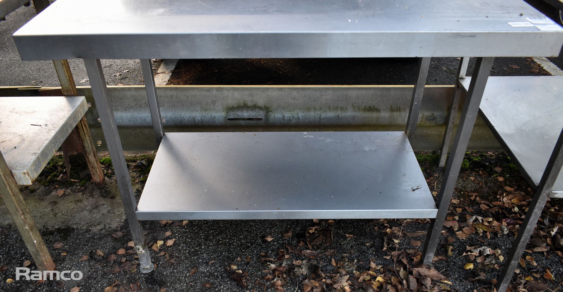 Stainless steel preparation table - L 1200 x W 650 x H 860mm - Image 3 of 3